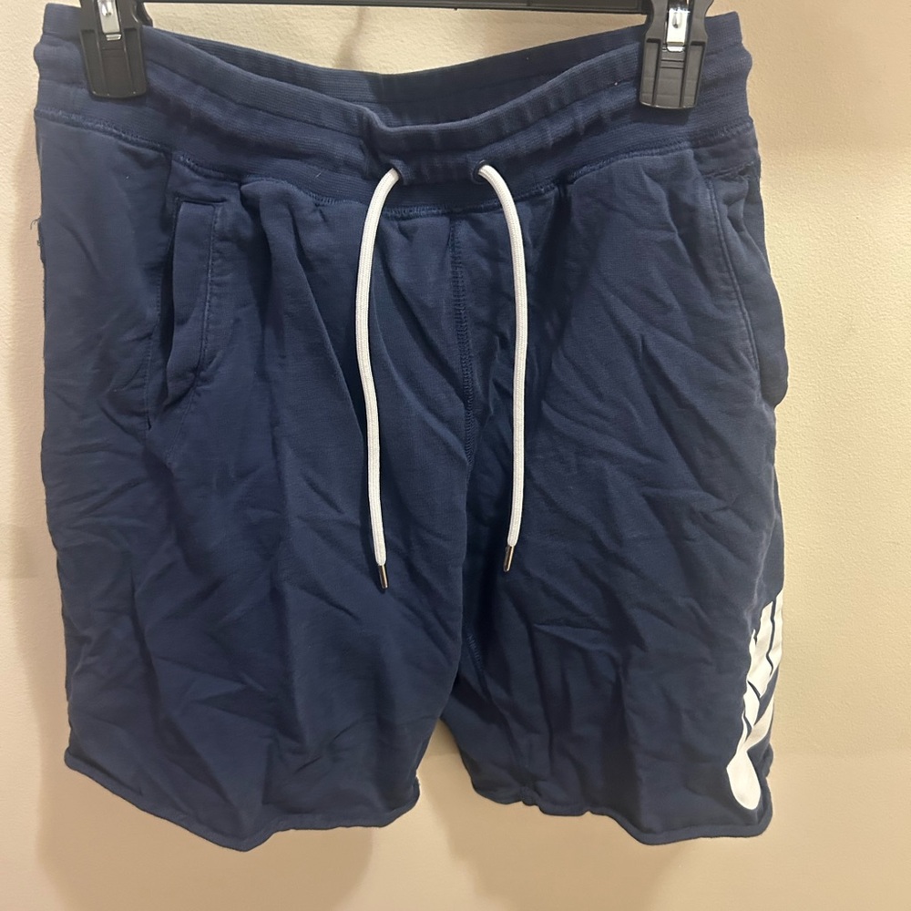 Nike Men's Dark Blue Athletic Shorts